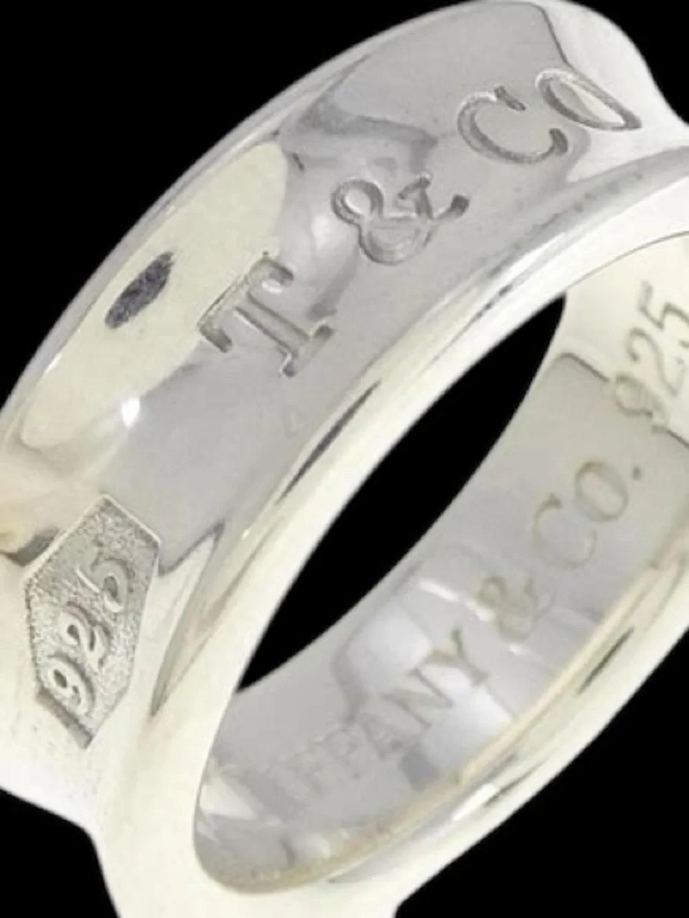 Tiffany & Co. 1837 Collection. Size 4.5. Sterling Silver 925.💍🩶💕